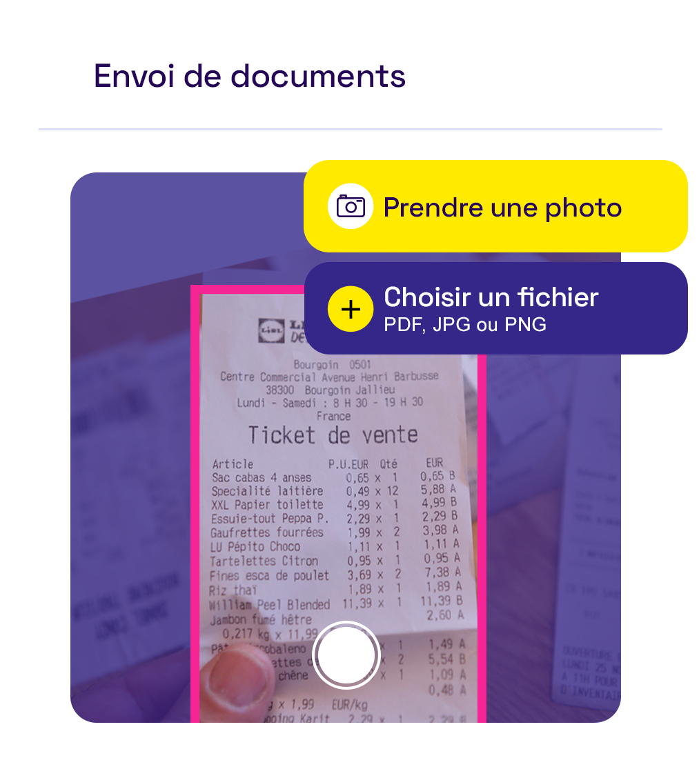 Envoi de documents