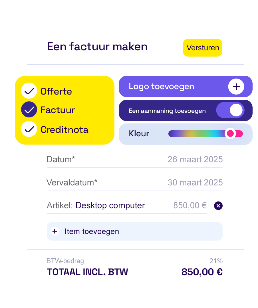 Een-facturr-maken met falco